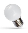 Spectrum 1W LED decoratielamp - Wit, G45, E27