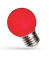 Spectrum 1W LED decoratielamp - Rood, G45, E27