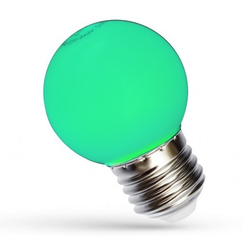 Spectrum 1W LED decoratielamp - Groen, G45, E27
