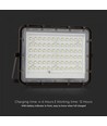 15W Solar breedstraler LED - IP65, zwart, incl. zonnepaneel, afstandsbediening, ingebouwde batterij