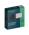 30W LED Breedstraler op zonne-energie - IP65, zwart, incl. zonnepaneel, afstandsbediening, ingebouwde batterij