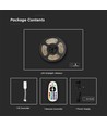 V-Tac 4W/m RGB+CCT LED-strip set - 5m, 60 LED per meter, IP65