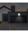 10W LED Breedstraler op zonne-energie - IP65, zwart, incl. zonnepaneel, sensor