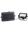 10W LED Breedstraler op zonne-energie - IP65, zwart, incl. zonnepaneel, sensor
