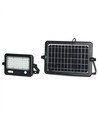 10W LED Breedstraler op zonne-energie - IP65, zwart, incl. zonnepaneel, sensor