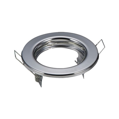 2-pack MR16/GU10 Downlight-set - Zonder lichtbron, chroom, Gat: Ø6,5 cm, Afm: Ø8 cm