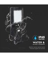 V-Tac 40W LED Zonnecel Straatlamp - Zwart, incl. zonnecel, afstandsbediening, sensor, IP65