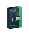 30W Solar LED breedstraler - IP65, Zwart, incl. zonnepaneel, afstandsbediening, ingebouwde batterij