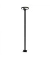 V-Tac 7,5W LED Zonnecel Tuinlamp - Zwart, Ø42 cm, zonnecel, sensor, IP65