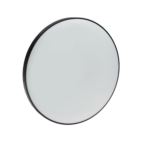 40W LED plafondlamp - Ø48,5cm, hoogte: 7cm, witte rand, incl. zwarte ring