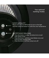 V-Tac 15W LED zonne-energie tuinlamp - Zwart, Ø25,7 cm, zonnecel, sensor, IP65
