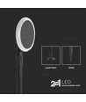 2 stuks LED zonne-energie tuinlamp - 3W, verstelbaar, Ø14,8 cm, IP65