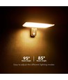 15W Wandlamp op zonne-energie LED - IP65, zwart, sensor