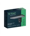 15W Wandlamp op zonne-energie LED - IP65, zwart, sensor