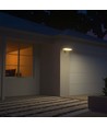 15W Wandlamp op zonne-energie LED - IP65, zwart, sensor