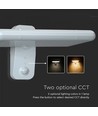 15W Wandlamp op zonne-energie LED - IP65, wit, sensor