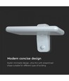 15W Wandlamp op zonne-energie LED - IP65, wit, sensor