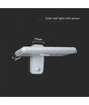 15W Wandlamp op zonne-energie LED - IP65, wit, sensor