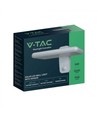 15W Wandlamp op zonne-energie LED - IP65, wit, sensor