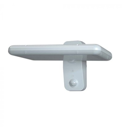 15W Wandlamp op zonne-energie LED - IP65, wit, sensor
