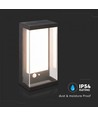 1W Solar wandlamp LED - IP54, zwart, sensor