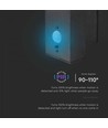 5,5W Wandlamp op zonne-energie LED - IP54, sensor