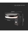 5,5W Wandlamp op zonne-energie LED - IP54, sensor