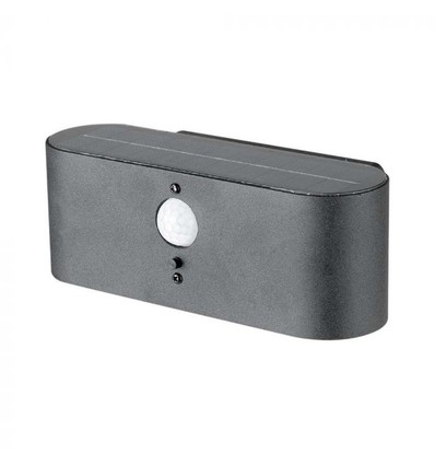 2.5W Wandlamp op zonne-energie LED - IP54, sensor, verstelbare stralingshoek