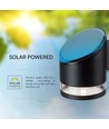 1W Wandlamp LED - IP54, rond, zwart, zonne-energie