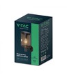 2.5W LED Wandlamp - IP54, zwart, sensor, zonne-energie