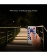 V-Tac 1,2W LED Zonnecelstrip - 5 meter, afstandsbediening, IP67