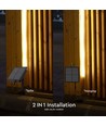 V-Tac 1,2W LED Zonnecelstrip - 5 meter, afstandsbediening, IP67