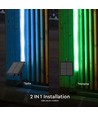 V-Tac 1.2W LED Zonnecel RGB strip - 5 meter, afstandsbediening, IP67