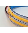 120cm Verlichting voor akoestisch paneel, zwart - Complete set met aluminium profiel en COB LED-strip