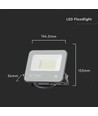 30W LED-breedstraler - 185lm/W, werklamp, buiten