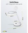 LED loeplamp 6W - Wit, bureaulamp