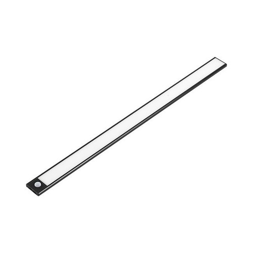Batterij kastverlichting - 40cm, Zwart, PIR-sensor, oplaadbaar