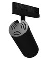 27W 3-fasen RA90 spanningsrail spot - Zwart, twee stralingshoeken