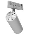 27W 3-fasen RA90 spanningsrail spot - Wit, twee stralingshoeken