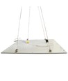 Draadset voor LED-paneel - 1 meter, verstelbare hoogte, set van 4 stuks