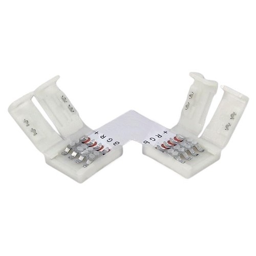 L-tussenstuk voor RGB-strips - 10mm breed, 12V / 24V