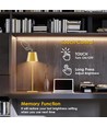Oplaadbare LED tafellamp Binnen/buiten - Geel, touch dimbaar, CCT, IP54 buiten