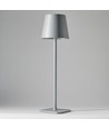 Oplaadbare LED tafellamp Binnen/buiten - Grijs, touch dimbaar, CCT, IP54 buiten