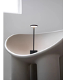 Oplaadbare LED tafellamp - Zwart, touch dimbaar, CCT, IP20