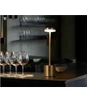 Oplaadbare LED tafellamp - Goud, touch dimbaar, CCT, IP20