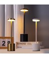 Oplaadbare LED tafellamp - Goud, touch dimbaar, CCT, IP20