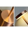 Oplaadbare LED tafellamp - Koper, touch dimbaar, CCT, IP20