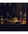 Oplaadbare LED tafellamp met instelbare kleur - Goud, touch dimbaar, IP20