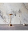 Oplaadbare LED tafellamp met instelbare kleur - Goud, touch dimbaar, IP20