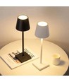Oplaadbare LED tafellamp Binnen/buiten - Wit, IP54 buiten, touch dimbaar